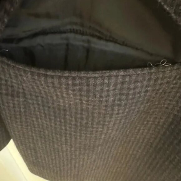 CANALI Wool Cashmere Silk Sport Coat Blazer Purple Plaid Check Italy Size 54 - Picture 6 of 11